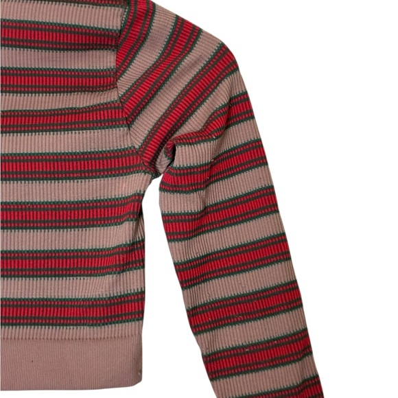 Urban Outfitters | Out From Under striped long sleeve stretchy fitted crop top - Picture 9 of 10